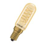 Osram Vintage 1906 LED Special Shapes E14 Tubular Ambra 4.8W 420lm - 822 Bianco Molto Caldo | Dimmerabile - Sostitutiva 40W