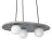 Ledvance Decor Luce Pendente Cemento Nest Grigio | Adatto per 3x G9