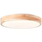 Brilliant Slimline Luce da soffitto Metallo Legna Plastica Bianca 22W 2400lm - 830 Luce Calda -  | 345mm