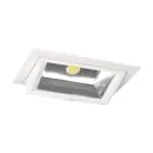 Downlight LED Wallwasher Wally Maxi Bianca 46W 6400lm 70x75D - 840 Bianco Freddo - 238x145mm
